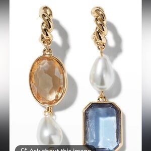 Mignonne Gavigan Gold and Pearl Earrings